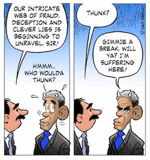 Obama's web of fraud, deception and lies unraveling